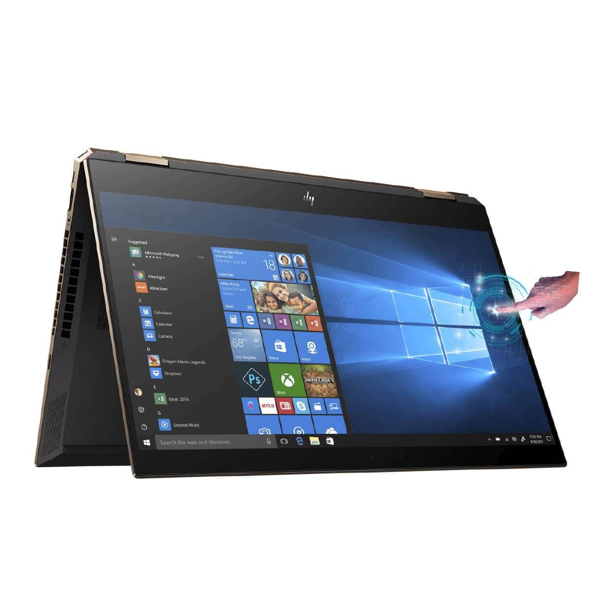 HP Spectre X360 Core i7-1165G7 12th gen, 16GB RAM 1TB SSD 13.3″ Touch Win11 , Black (66B40UA)