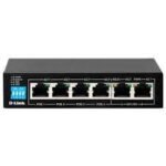 D-link DGS-F1006P 250M 6-Port gigabit PoE Switch