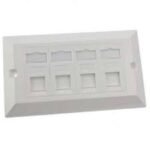 Giganet 4 port CAT6 Faceplate