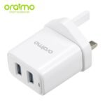 Oraimo Firefly 2 10.5W 5.0V/2.1A Dual USB Fast UK Wall Charger