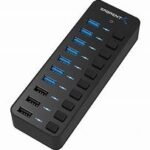 Vention USB B to USB 3.0 X7 HUB with individual Power switches And DC.5.5m power adapter (CHXBO-UK)