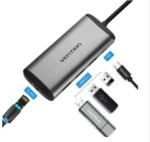 Vention USB Type C to Multi-Function 5 IN 1 Docking Station-TGPBB