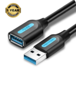 Vention USB 3.0 A Male to A Female Extension Cable 1.5M black PVC Type(CBHBG)