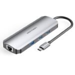 Vention 8 in 1 USB-C Multi-functional Docking Station