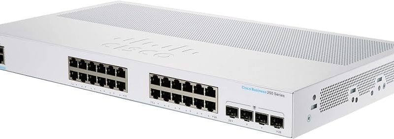 Cisco CBS250-24P-4G-UK 24-Port L3 GE Smart Managed Switch