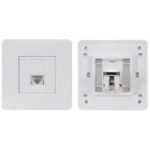 Cat 6 AMP Complete Single Face Plates