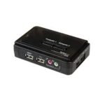 2-Port Compact USB KVM Switch with Audio and Cable