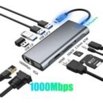 Generic TYPE C to HDMI 11 in 1 ADAPTER Docking Station