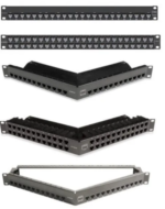 Siemon Z6AS-PNL-U48K ZMAX 48 PORT 6A SHIELDED PATCH PANEL 1 RMS BLACK