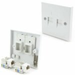 Easenet CAT6 Dual Faceplate