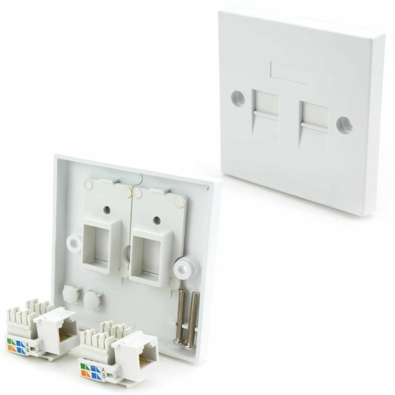 Easenet two port faceplates(M1CF-262)