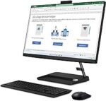 Lenovo IdeaCentre AIO 3 24IAP7, Intel Core i5 1240P, 8GB RAM, 512GB SSD Windows 11 Home, 23.8" FHD All-in-One Desktop - F0GH00BHUE