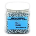 8 x 1/2 Pan Socket Self-Drilling Screws - Price for Pack of 500 PCS - Hold-Tite STKPS8120D