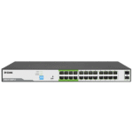 D-Link DGS-F1026P upto 250 Meter support 24-Port 1000Mbps PoE Switch with 2 SFP Ports (DGS-F1026P)