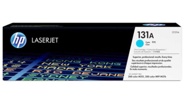 HP 131A Cyan Original LaserJet Toner Cartridge (CF211A)