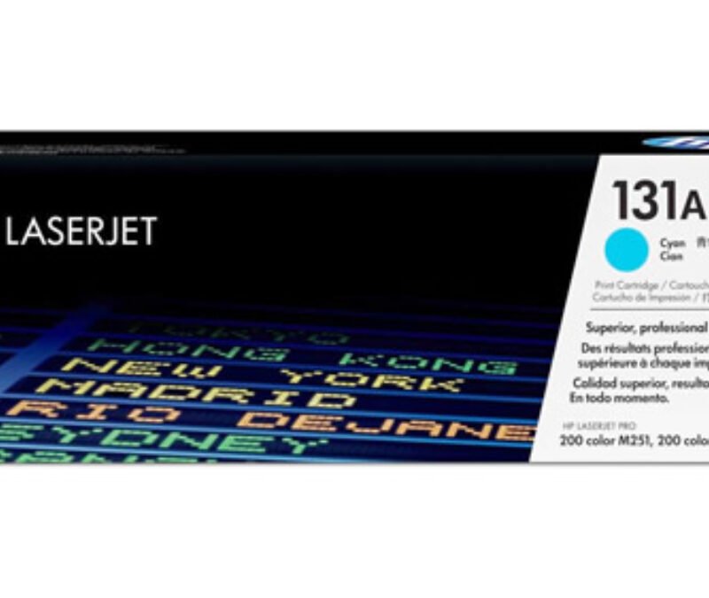 HP 131A Cyan Original LaserJet Toner Cartridge (CF211A)