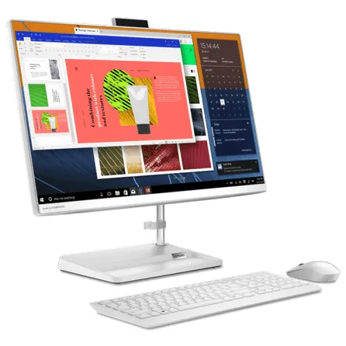 Lenovo IdeaCentre AIO 3 24IAP7, Intel Core i5 1240P, 8GB RAM, 512GB SSD, Windows 11 Home, 23.8″ White All-in-One desktop – F0GH00BKUE