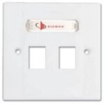 Siemon Cat 6 Double Face Plates