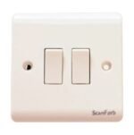 Scanford 2 Gang switches 10AX B304