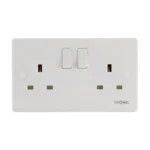 TRONIC 2X 13A SLIM TWIN SWITCH SOCKET, TRK 5213