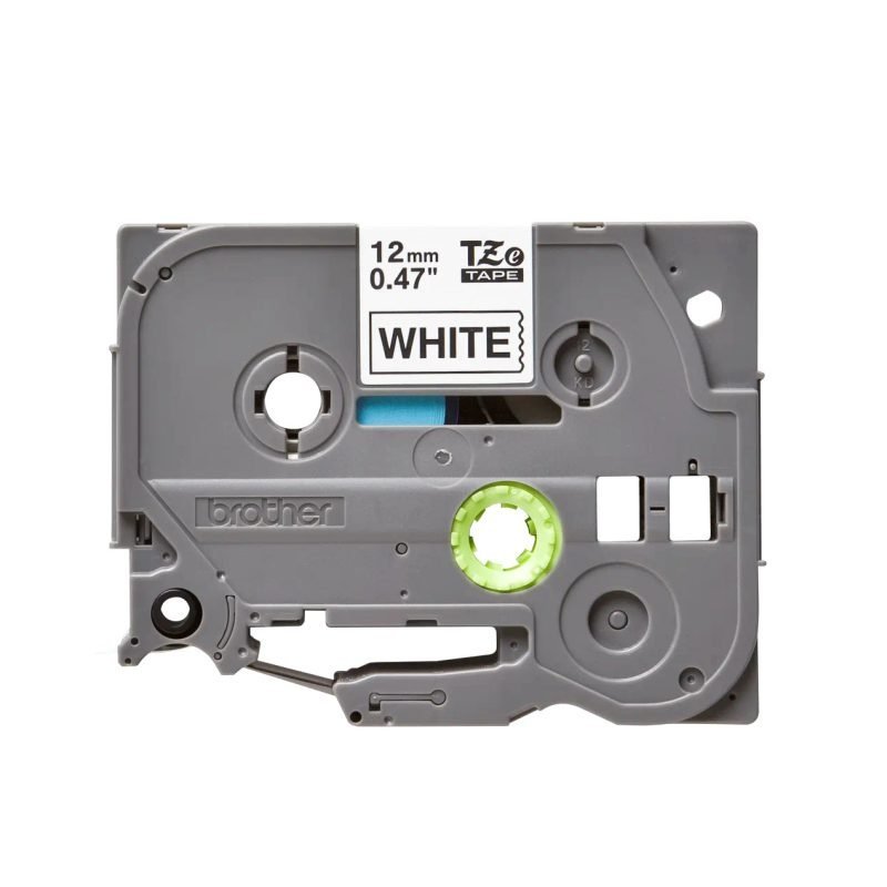Brother TZE-231 12mm Black on White Label Printer tape