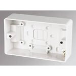 Twin Switch Box Pattress
