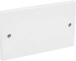 Blank Twin Cover Plate