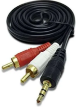 STEREO TO 2 RCA 5 METERS CABLE