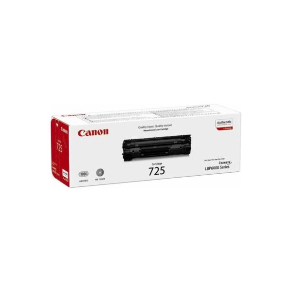 Canon 725 Black Toner Cartridge -3484B002AA