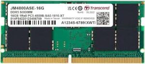 Transcend 8GB DDR5 JM4800 U-DIMM 1Rx16 1Gx16 CL40 1.1V