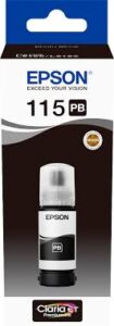 Epson 115 EcoTank Photo Black ink bottle, C13T07D14A