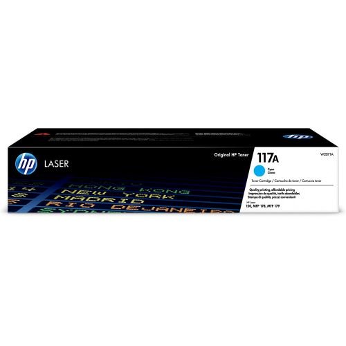 HP 117A Cyan Original Laser Toner Cartridge (W2071A)