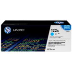 HP 122A Cyan Original LaserJet Toner Cartridge, Q3961A
