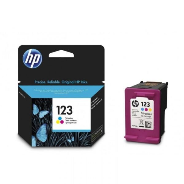 HP 123 Tri-color Original Ink Cartridge (F6V16AE)