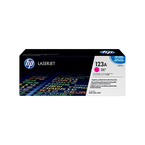 HP 123A Magenta Toner Cartridge – Q3973A