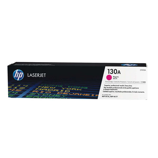 HP 130A Magenta Original LaserJet Toner Cartridge, CF353A
