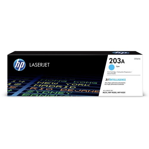 HP 203A Cyan Original LaserJet Toner Cartridge (CF541A)