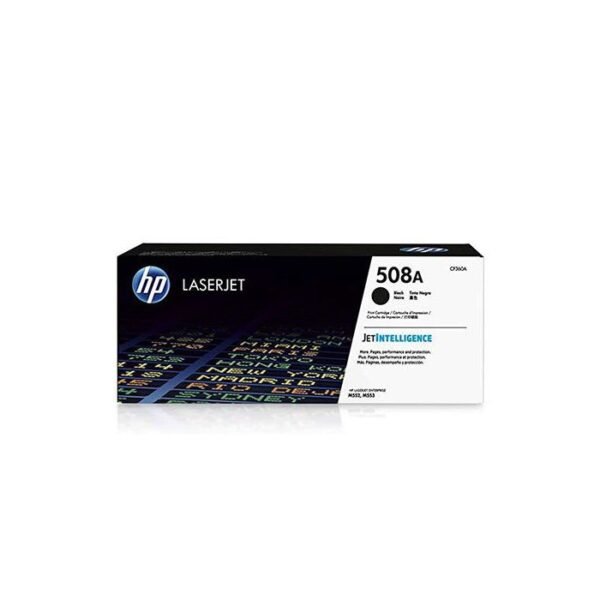 HP 508A Black Original LaserJet Toner Cartridge, CF360A