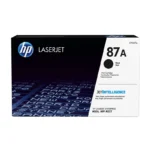 HP 87A Black Original LaserJet Toner Cartridge, CF287A