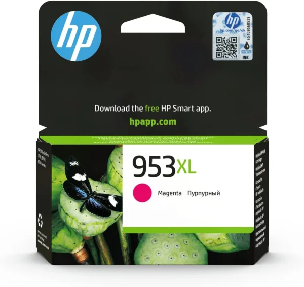 HP 953XL High Yield Magenta Original Ink Cartridge (F6U17AE)