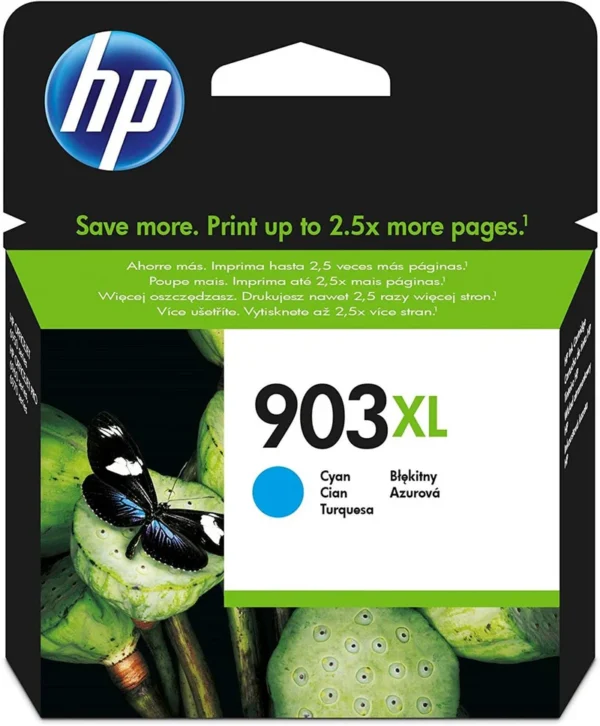 HP T6M03AE 903XL High Yield Original Ink Cartridge, Cyan