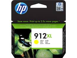 HP 912XL High Yield Yellow Original Ink Cartridge (3YL83AE)