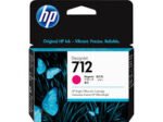 HP 712 29ml Magenta DesignJet Ink Cartridge, 3ED68A
