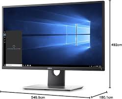 Dell Professional P2417H 23.8" FHD 1080p Screen LED-Lit Monitor, Black