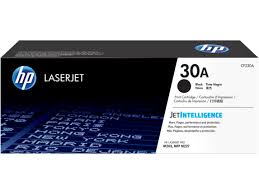 HP 30A Black Original LaserJet Toner Cartridge, CF230A