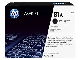 HP 81A Black Original LaserJet Toner Cartridge, CF281A