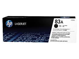 HP 83A Black Original LaserJet Toner Cartridge, CF283A