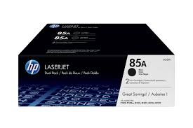 HP 85A 2-pack Black Original LaserJet Toner Cartridges (CE285AF)