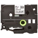 Brother TZE-161 36mm Black on Clear tape