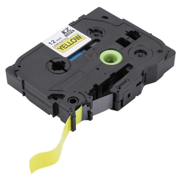 Brother TZe-631 Black On Yellow